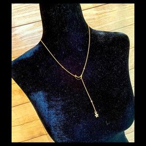 Minimalist Star & Moon Gold Necklace